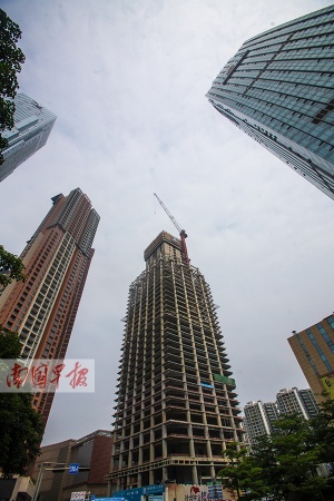 4月27日焦点图：广西在建第一高楼“长”到200米
