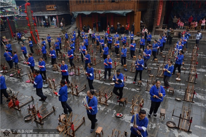 高清:柳州三江侗族多耶节原生态风醉游人(10/12)