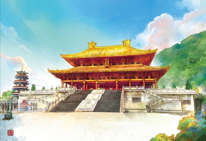 女教师倡导新媒体艺术 手绘柳州靓景新艺渲染情怀(4/6)