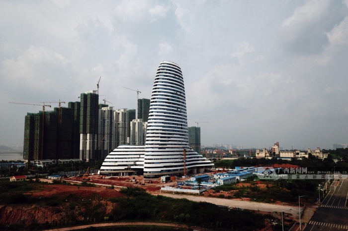 高清:广西新媒体中心竣工 海量航拍图带你看个够
