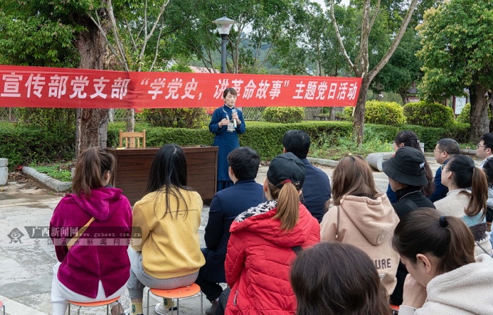 环江县委宣传部党支部开展学习党史主题党日活动24