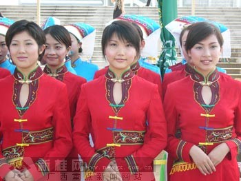 博览会南宁青年志愿者宣誓仪式彩排-广西新闻