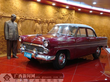中国第一辆国产轿车,诞生于1958年.记者李华林摄高清图片