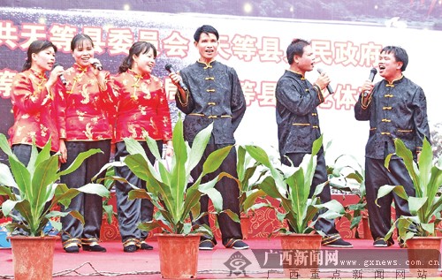 走近崇左天等县"明星山歌队 古老山歌后继乏人|手机广西网