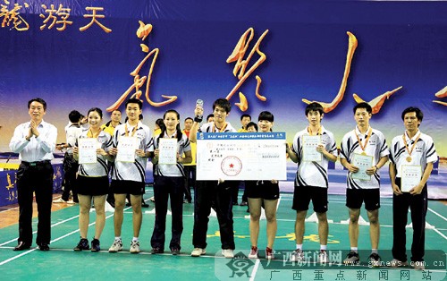 广西<em>羽球</em>争霸赛总决赛落幕 欧亚<em>川崎</em>一队获总