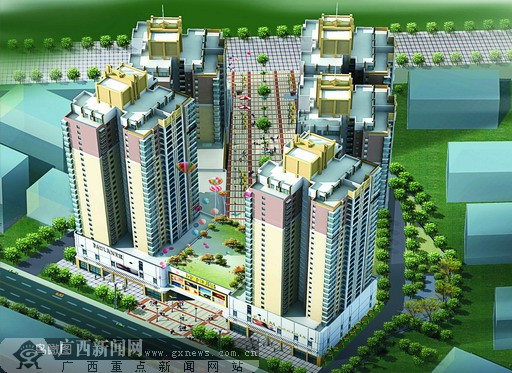 宁明运德明江财富广场动工 投资2.5亿占地