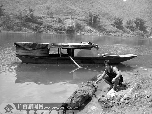 来宾红水河又现千年沉阴木全长11米重5吨以上-