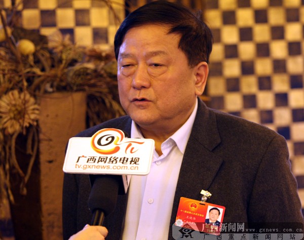 全国人大代表,广西柳工集团,柳工机械股份有限公司董事长王晓华.