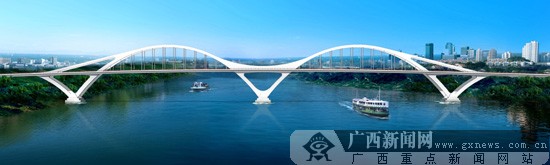 南宁罗文大桥动工 拉近相思湖新区与江南片区距离
