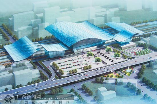 建设高架站房"上进下出"