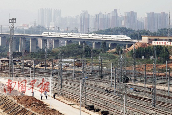 275公里\/小时 检测动车跑出广西铁路第一速度