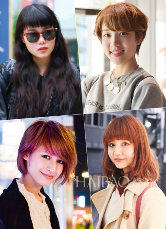 卷卷更有型 <em>日本萌妹发型</em>街拍烫染有创意-广西