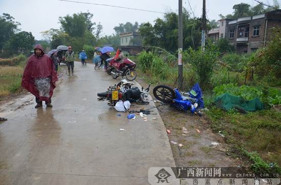 雨天路滑 钦州交通事故频发