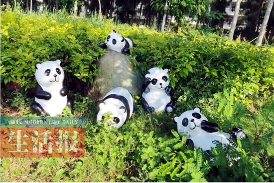 十月创意熊猫玩偶展空降南宁 国庆去看“熊猫”吧