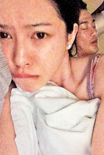 其实提到林峰,就不得不提到潘霜霜,这位有着"小舒淇"之称的模特