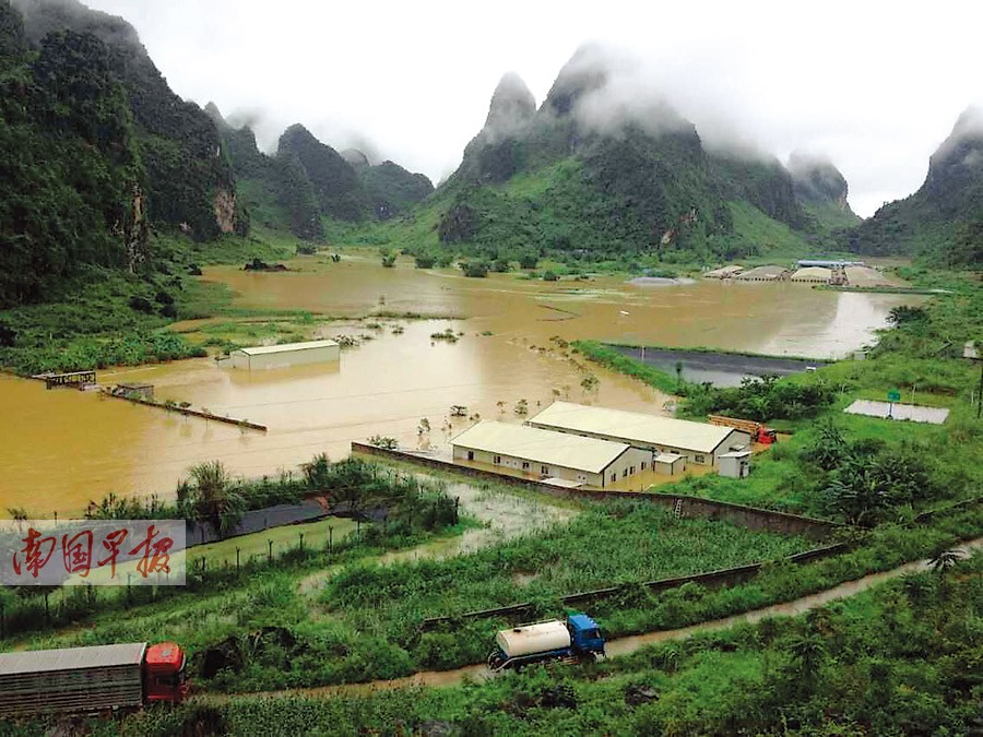广西多地遭遇今年来最强降雨 桂北桂中很受伤