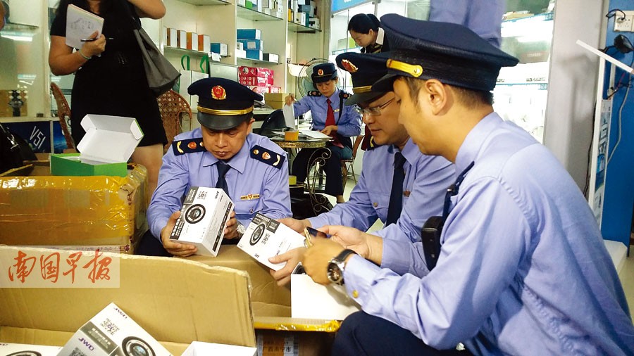 广西查扣400多个不合格行车记录仪 总案值约16万
