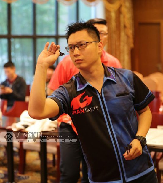 广西飞镖运动员刘元军将出征pdc职业飞镖世界杯