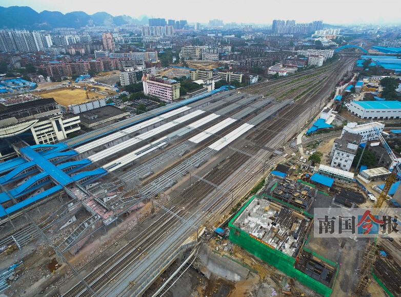 柳州火车站的建设工程正在加速。 广西新闻网 -南国 ...
