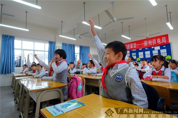 用电知识进课堂 安全相伴护成长（图）