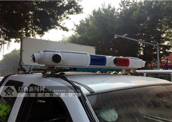 梧州:巡逻车装上电子眼 流动抓拍乱停车
