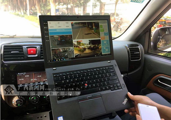 梧州:巡逻车装上电子眼 流动抓拍乱停车