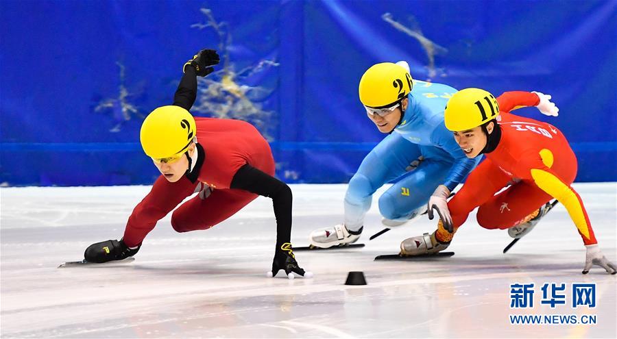 短道速滑全国冠军赛贾海东获男子500米冠军