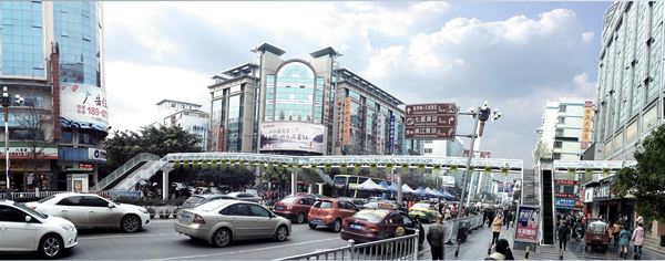 桂林今年建8座人行天桥 乐群路口书城天桥7月