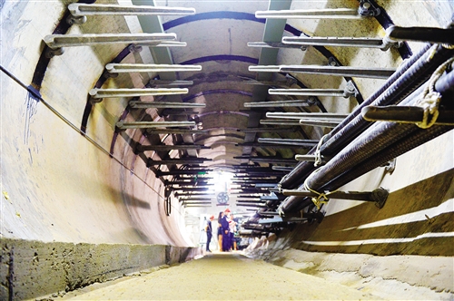 广西首条地下管廊已经在南宁建成投入使用.