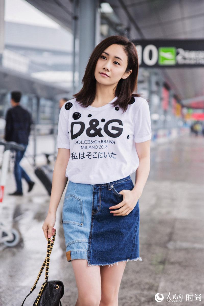 够范儿时髦精刘芸最新写真化身优格女神