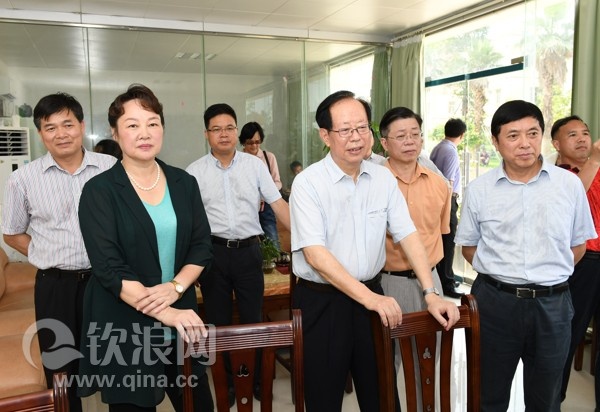 危朝安率调研组到钦州市开展调研(图)
