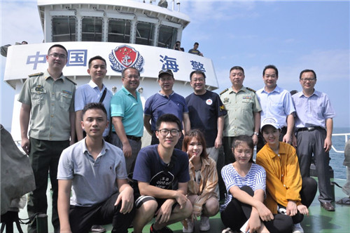 自治区国防教育办,自治区边海防办联合举办的大学生"走边关·到海防