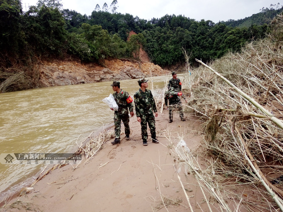 贺州昭平一水电站遭洪水冲毁 3名工作人员失联(图)