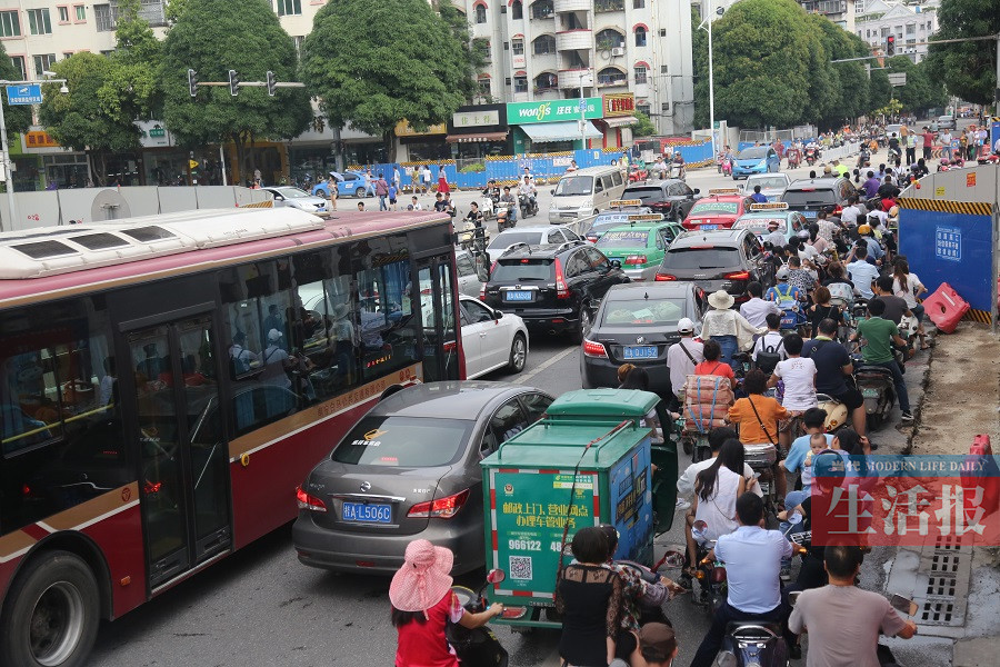南宁市区道路拥堵信息发布 鲁班路在高峰时段最堵