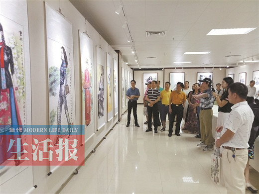 《桂琼两地山水情》中国画展开展 可免费赏画