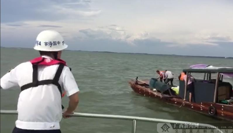 渔船因台风"帕卡"影响失去动力 钦州海事助其脱险