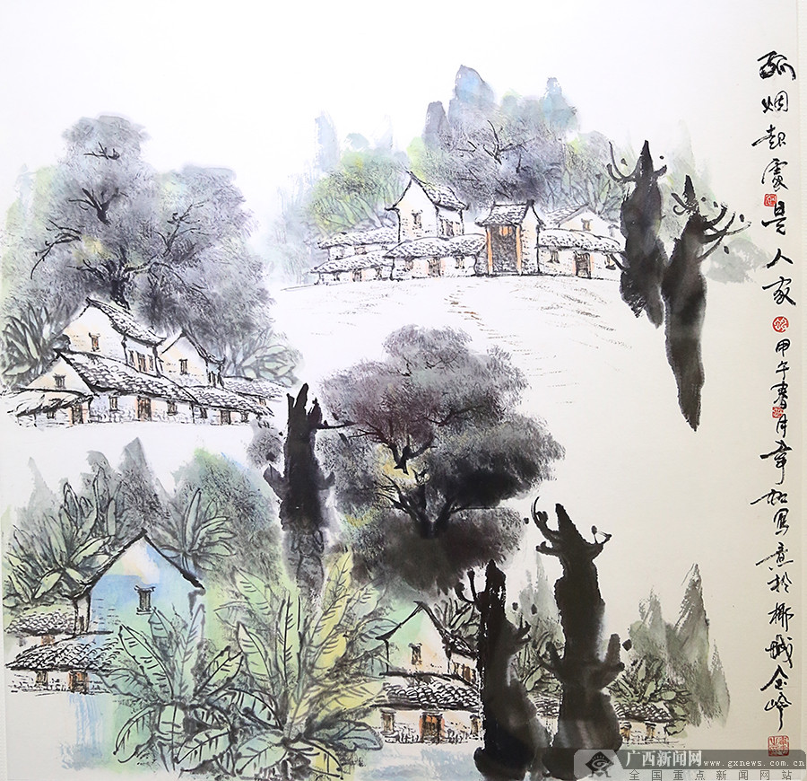 广西山水情画