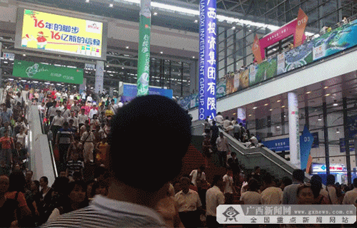 【动图视觉】东博会迎公众开放日 场面火爆人流如瀑