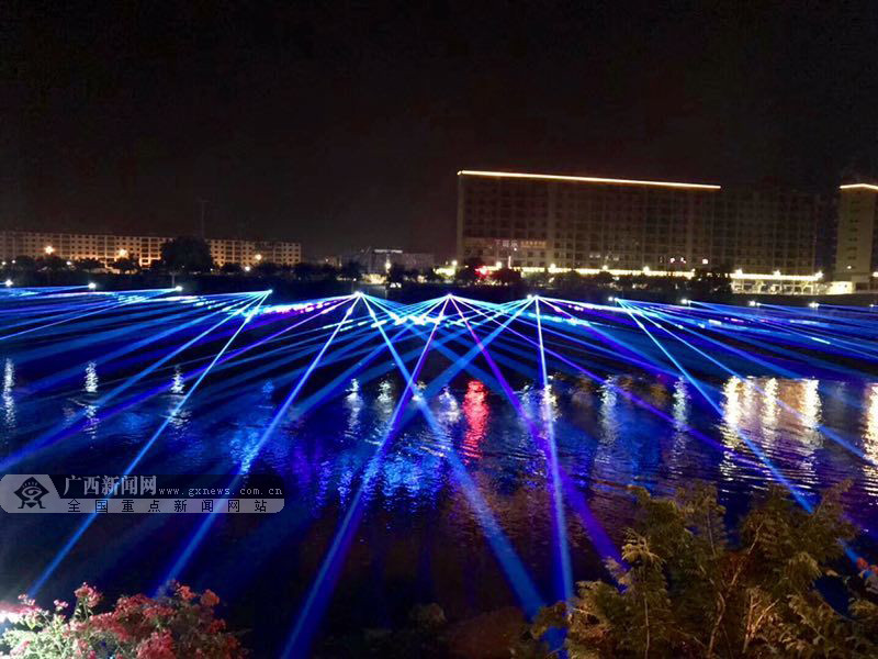 宁明花山映画大型梦幻激光秀流光溢彩组图