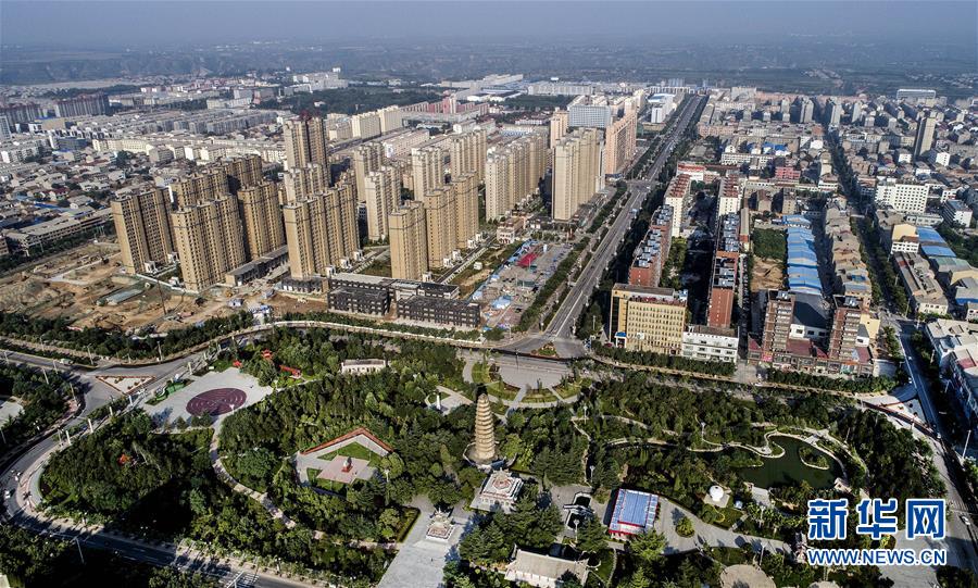 合阳县城建成区绿化覆盖率35.