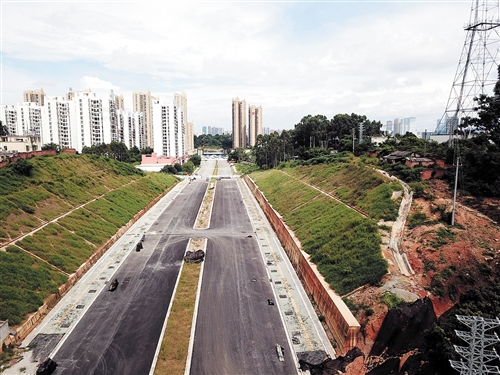 分别是建兴路(降桥路—天狮岭路,亭洪路延长线(壮锦大道—规划七路)