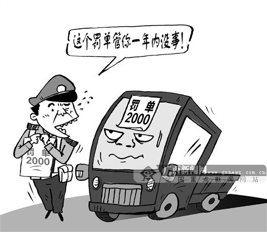 画中话罚单年票制