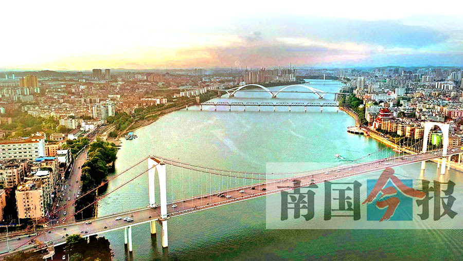 柳州已建成19座跨江大桥 成为"桥梁博物馆"(组图)
