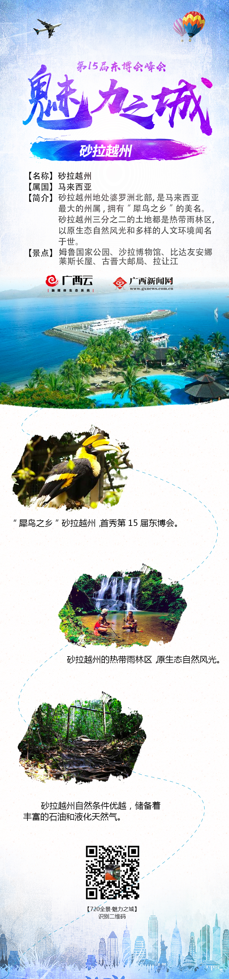 第15届东博会"魅力之城"城市名片之马来西亚砂拉越州