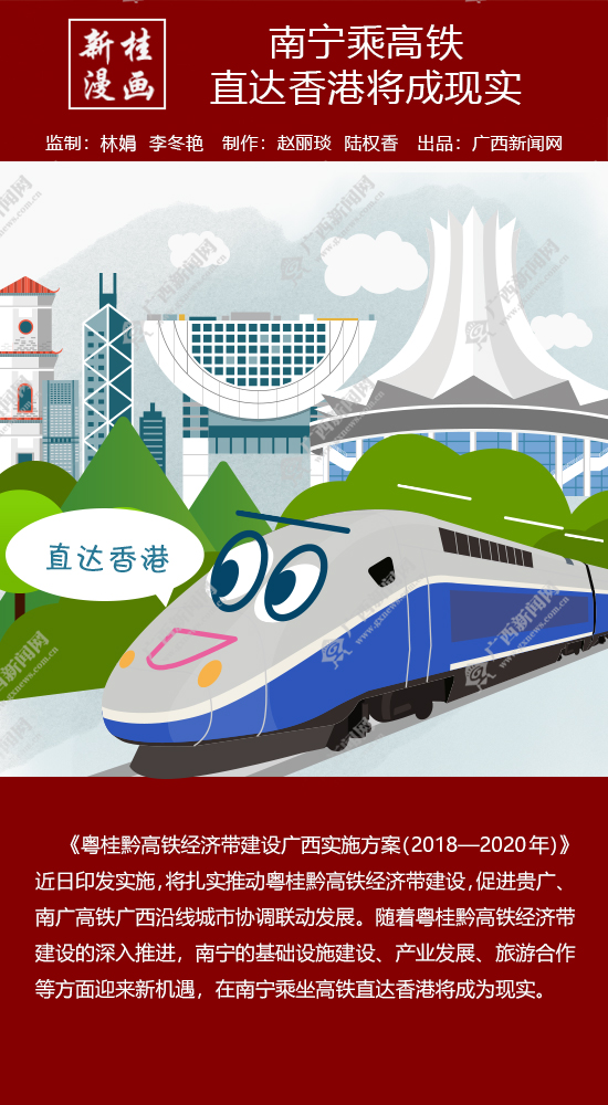 【新桂漫画】南宁乘高铁直达香港将成现实