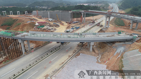 攻坚克难,决胜互通-巴马枢纽互通快速推进纪实
