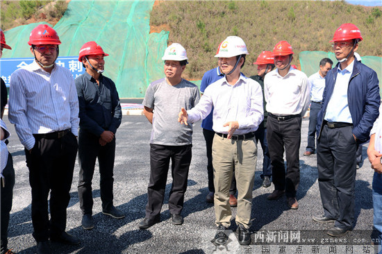 阳朔至鹿寨高速公路抢险复工工程第№tj1合同段项目督查工程建设情况