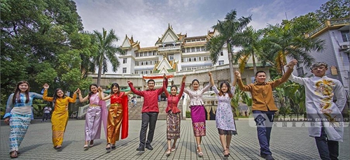 在桂东盟留学生的快乐生活