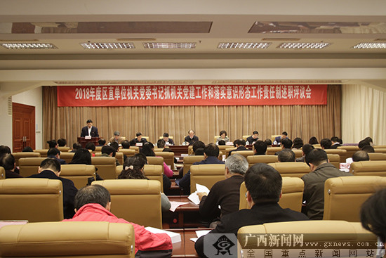 区直单位机关党委书记抓党建工作述职评议会召开