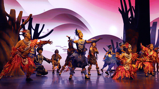 组图:让世界听见三江 《侗听三江》震撼首演